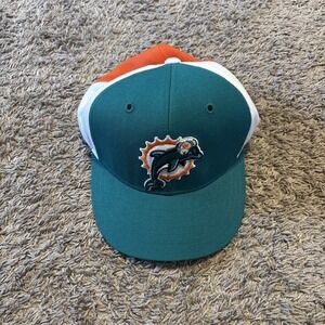 REEBOK NFL Team Apparel on field MIAMI DOLPHINS Hat Cap Fitted 7 3/8